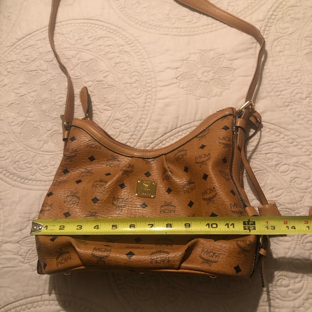 MCM Cognac Visetos Crossbody/Shoulder Bag - Picture 2 of 6